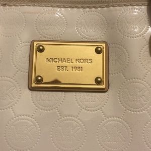White Michael Kors satchel handbag